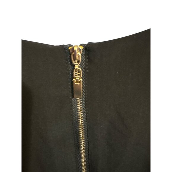 Oleg Cassini Womens Sleeveless Black Sheath Dress Size 8 - Picture 5 of 5